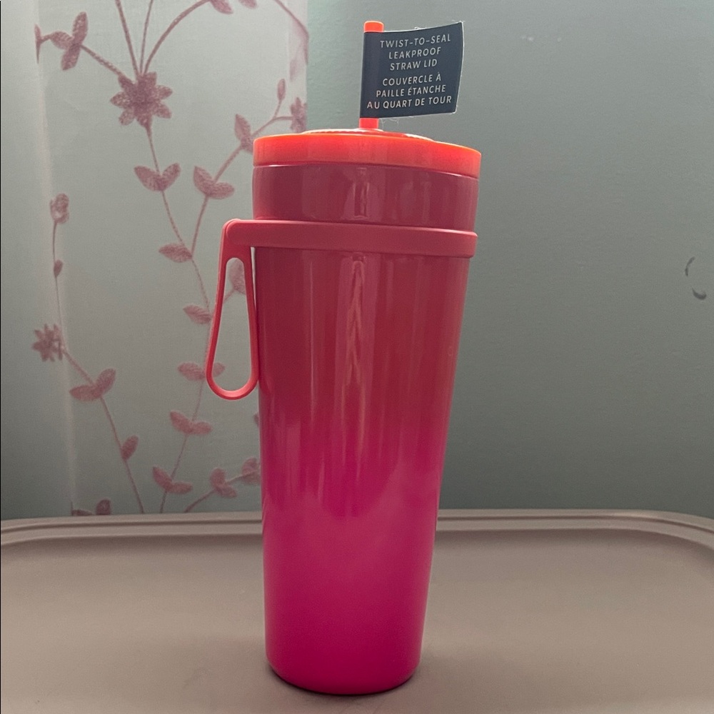 Starbucks Pink & Orange Ombré Cold Cup